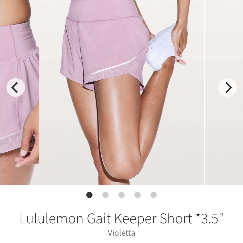 Lululemon gait keeper shorts